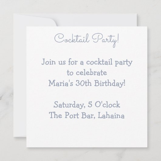 Witte ijsglitter kaart (Achterkant)