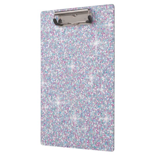 Witte ijsglitter klembord (Links)