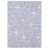 Witte ijsglitter klembord (Achterkant)