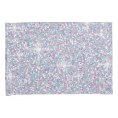Witte ijsglitter kussensloop (Voorkant-Rechts)