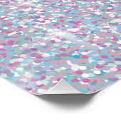 Witte ijsglitter poster (Hoek)