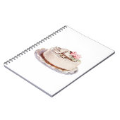  witte ijskap met roze roze roze Birthday Notitieboek (Linkerzijde)