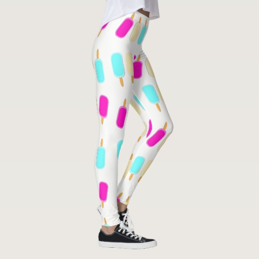 Witte ijskrem-Leggings Leggings (Rechts)