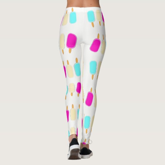Witte ijskrem-Leggings Leggings (Achterkant)