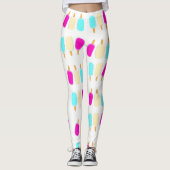 Witte ijskrem-Leggings Leggings (Voorkant)