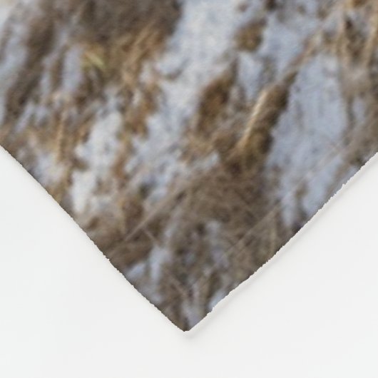 Witte IJslandse paarden, IJsland Fleece Deken (Hoek)