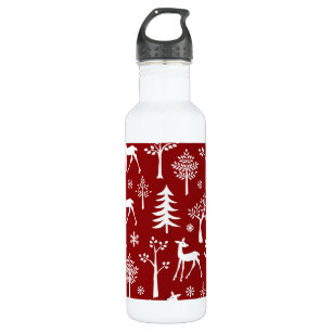 Witte illustratie waterfles 