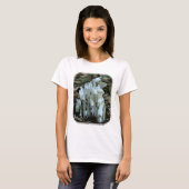 Witte Indianenpijp Wilde Bloem Natuur T-shirt (Voorkant volledig)