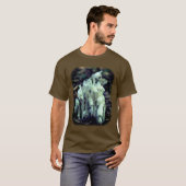 Witte Indiase Natuur van wilde bloemen T-shirt (Voorkant volledig)