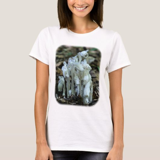 Witte Indiase Natuur van wilde bloemen T-shirt (Voorkant)