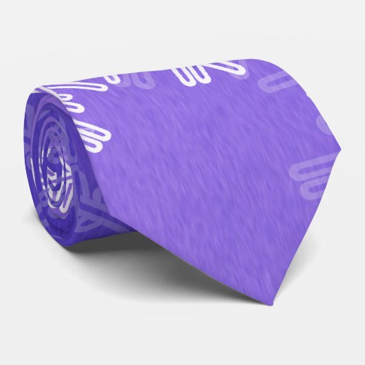 Witte Indigo Sneeuwvlokken Minimalistische Kerst N Stropdas (Opgerold)