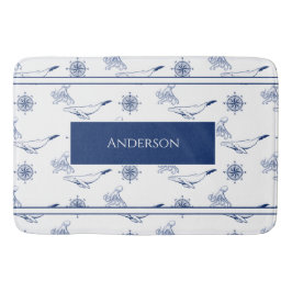 Witte inktvis badmat