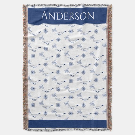 Witte inktvis deken (Voorkant Verticaal)