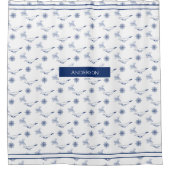 Witte inktvis douchegordijn (Voorkant)