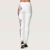 Witte Iowa State Flower Wilde Roos Leggings (Achterkant)
