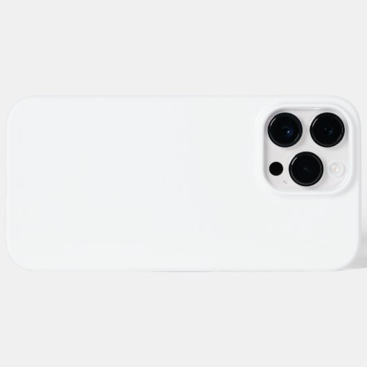 Witte iPhone 14 Pro Max Hoes (Achterkant (horizontaal))