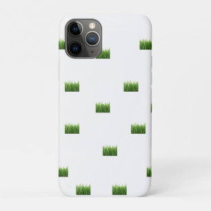 Witte iPhone Case met Green Grass Patch – Natuur