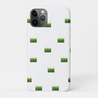 Witte iPhone Case met Green Grass Patch – Natuur