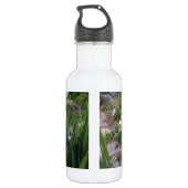 Witte Iris en Kever Waterfles (Achterkant)