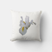 Witte iris met geel midden kussen (Voorkant)