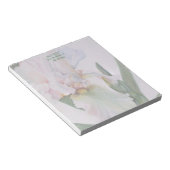 WITTE IRIS-WATERVERF STROOMNOOT PAD NOTITIEBLOK (Schuin)