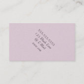 WITTE IRIS-WATERVERF VISITEKAARTJES (Achterkant)