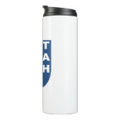 Witte isothermische fles UTAH (Geroteerd rechts)