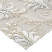 Witte Ivoor Acanthus Medium Tafelloper (Hoek)