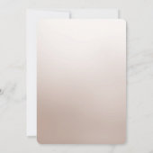 Witte Ivoor Bloemen Bruids Douche Uitnodiging (Achterkant)