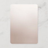 Witte ivoor bloemendetail behuizing Kaart (Achterkant)