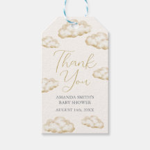 Witte Ivoor Hemelgezonden Cute Baby Shower Bedankt