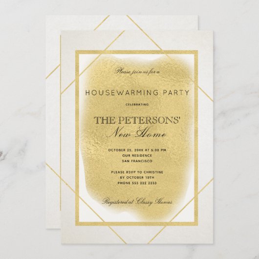 Witte ivoorgoud omgevormd tot formele partij voor kaart (Voorkant / Achterkant)