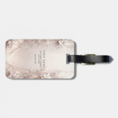 Witte ivoren Bagagelabel (Achterkant horizontaal)