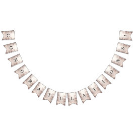 Witte Ivoren Bloemen Bunting Vlag Vlaggetjes