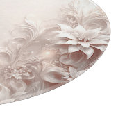 Witte ivoren bloemensnijplank snijplank (Hoek)