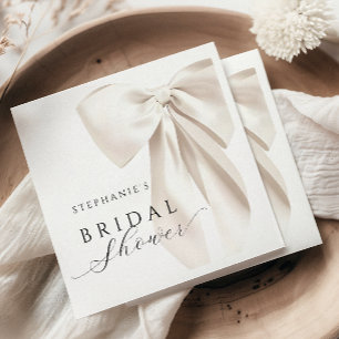 Witte Ivoren Boog Bruidsdouche Servet