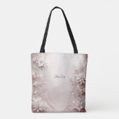 Witte ivoren Canvas tas (Achterkant)