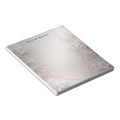 Witte ivoren Notitieblok (Schuin)