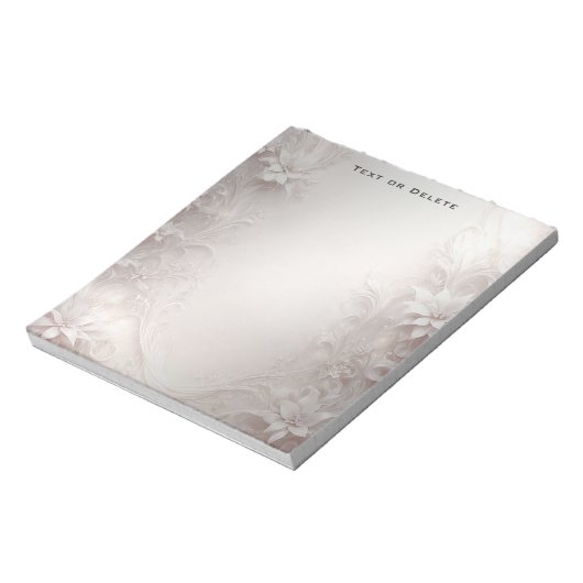 Witte ivoren Notitieblok (Linkerzijde)