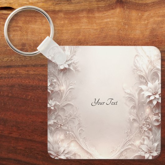 Witte ivoren Sleutelhanger (Voorkant)