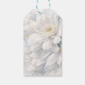 Witte Ivoren Stille Luxe Romantische Elegante Brui Cadeaulabel (Achterkant)