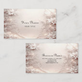 Witte ivoren Visitekaartje (Voorkant / Achterkant)