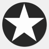 Witte Jammer Star Sticker (Voorkant)