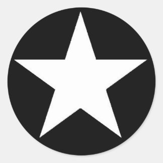 Witte Jammer Star Sticker