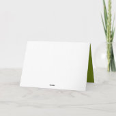 Witte Japanse Anemones Groene Kleur Achtergrond Kaart (Achterkant)