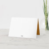 Witte Japanse Anemones Oranje Kleurachtergrond Kaart (Achterkant)