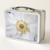 Witte Japanse Anemoon Bloem (Achterkant)