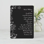 Witte Japanse Floral grens Kaart (Staand voorkant)