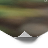 Witte Japanse Magnolia Flower met Old Hymn Poster (Hoek)