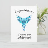 Witte Jas Ceremonie Crystal Medical Kaart (Staand voorkant)